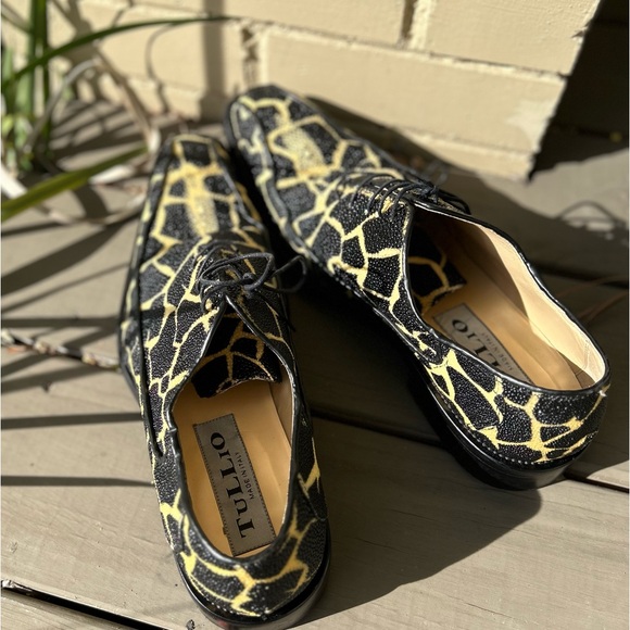 Tullio Men’s Genuine Stingray Shoes - Picture 4 of 6